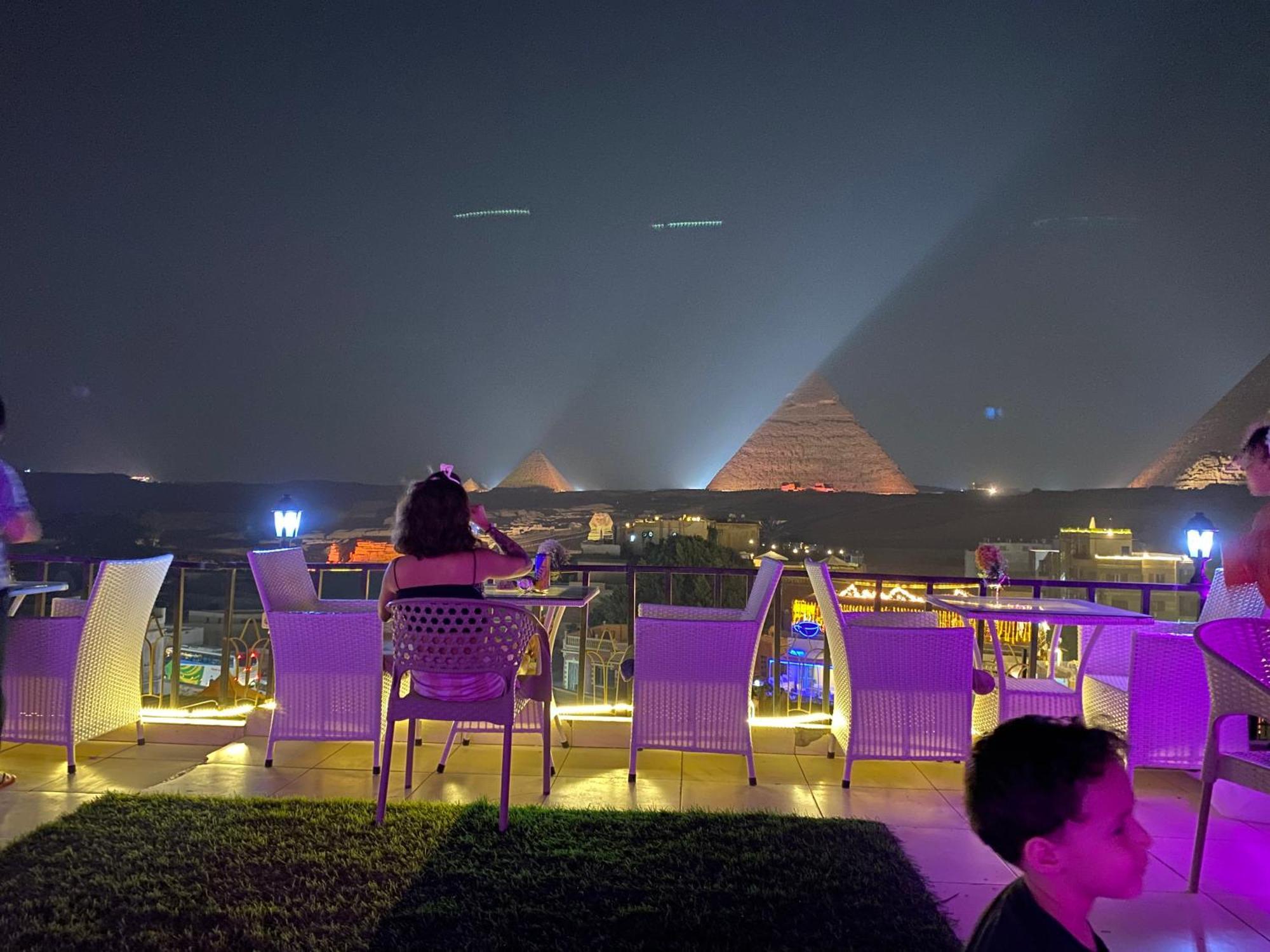 Golden Pyramids view Inn Kafret el-Gabal Buitenkant foto