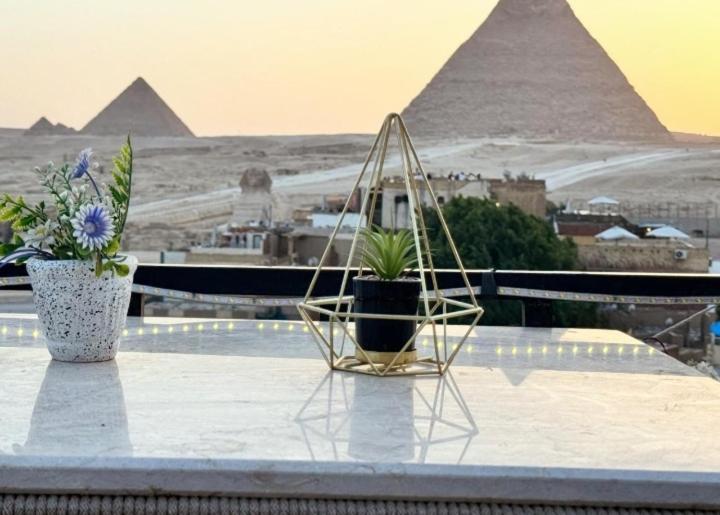 Golden Pyramids view Inn Kafret el-Gabal Buitenkant foto